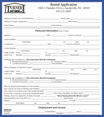 Turner Realty Application